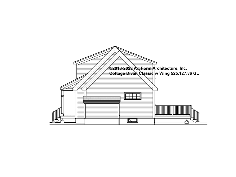Plan Divan Cottage Divan Classic with Wing – 525.127.v6 GL